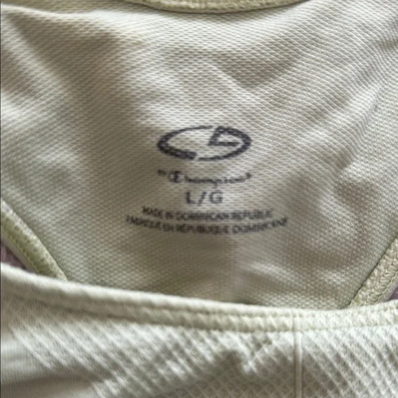 Champion Green Sports Bra with Racerback Design - Picture 2 of 4